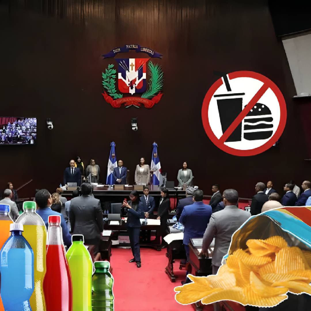 Aprueban proyecto de ley que prohíbe comida chatarra y refrescos en escuelas de República Dominicana